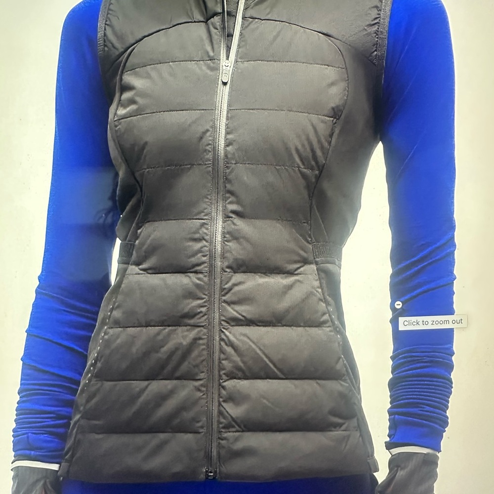 Lululemon Athletica Black Quilted Vest